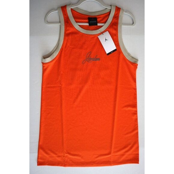 Nike Air Jordan HJ6368-820 Women's Sz S Orange Heritage Jumpman Jersey Dress - Picture 13 of 14